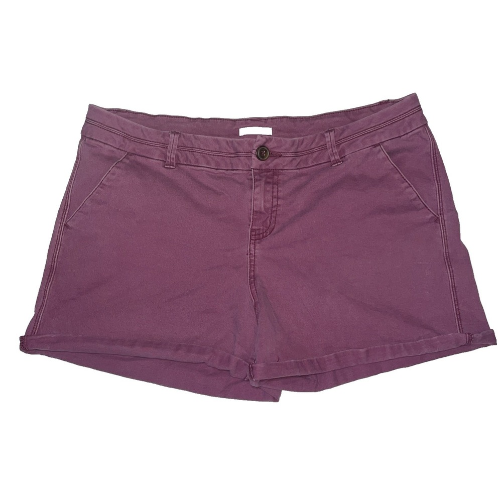 Maurice's Chino Maroon Women's Shorts Size 15/16